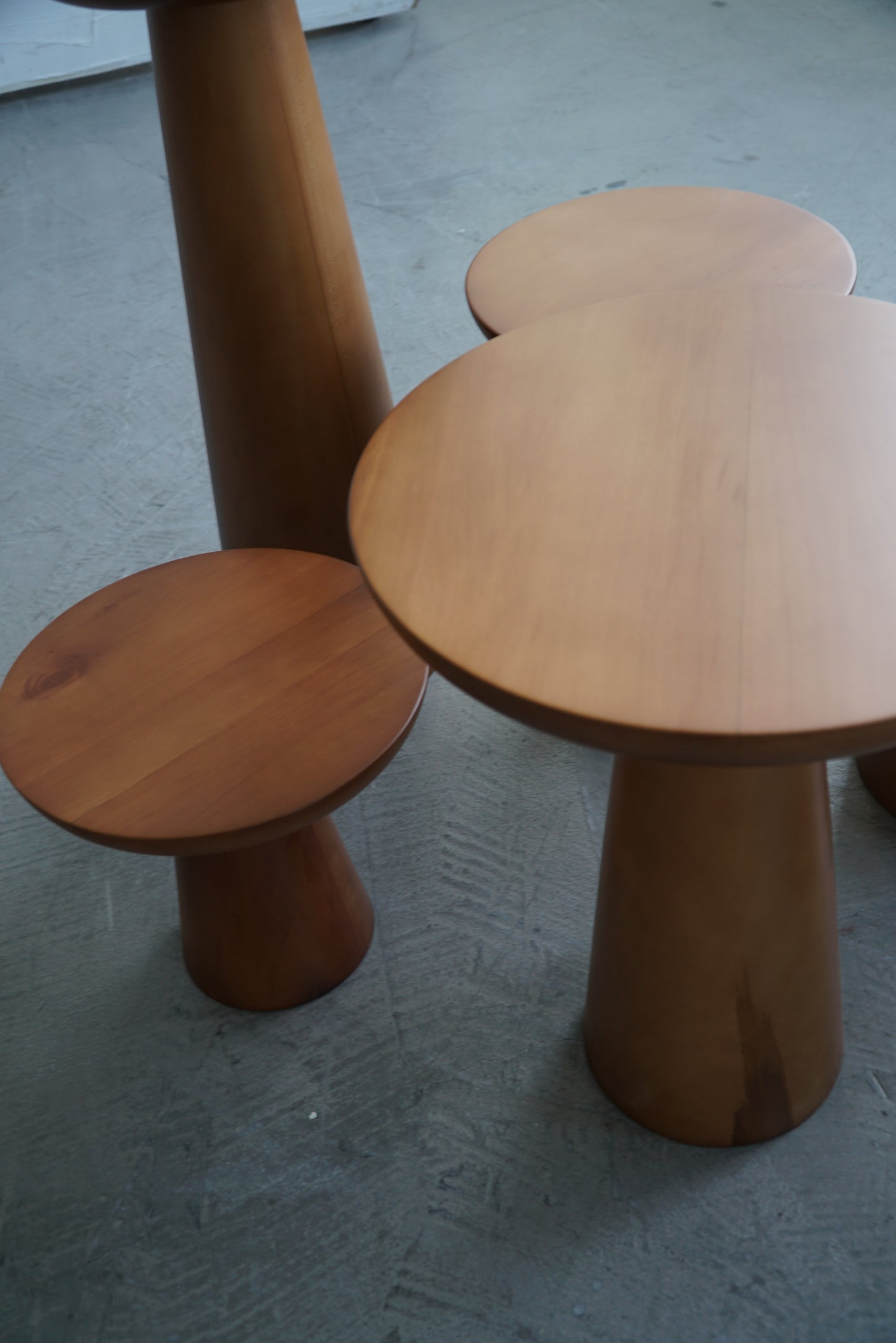 MUSHROOM SIDE TABLE-WALNUT COLOUR-NO:3