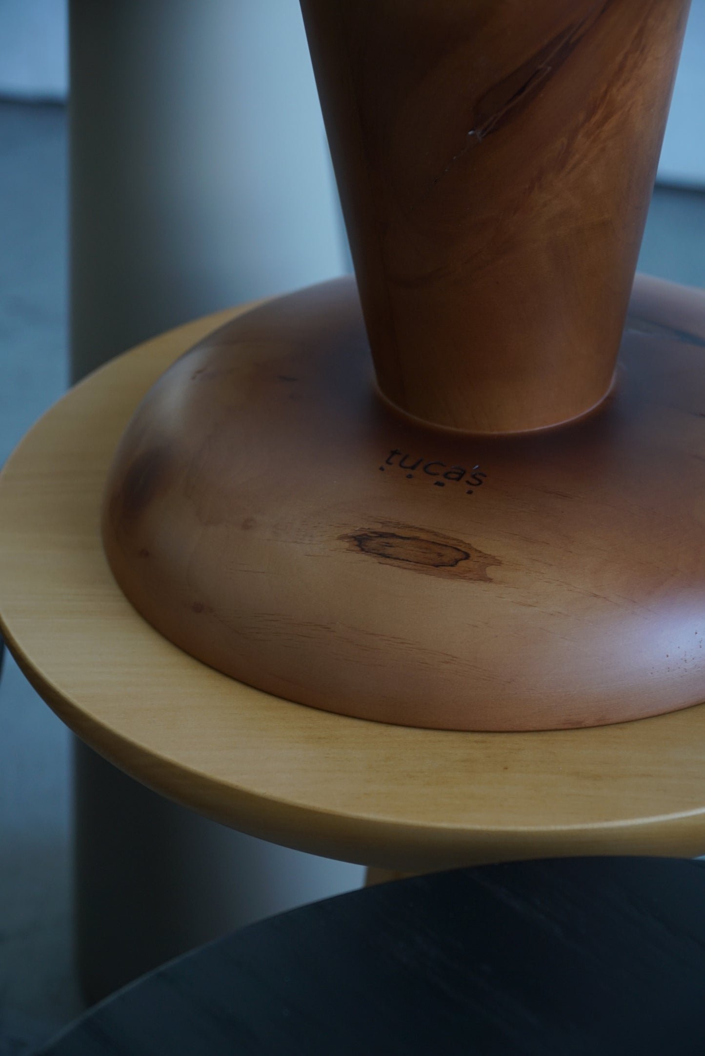 MUSHROOM SIDE TABLE-NATURAL COLOUR-NO:3