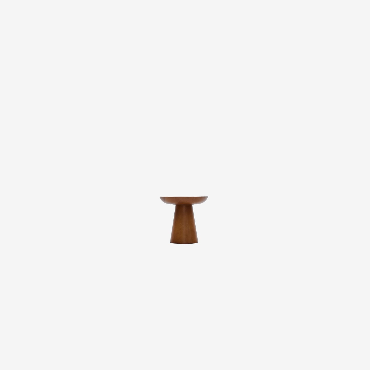 MUSHROOM SIDE TABLE-WALNUT COLOUR-NO:4