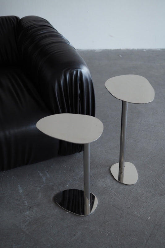 DRINK SATINE FINISHED METAL SIDE TABLE SMALL