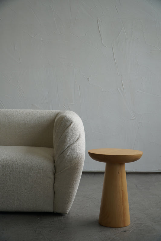 MUSHROOM  SIDE TABLE-NATURAL COLOUR-NO:3