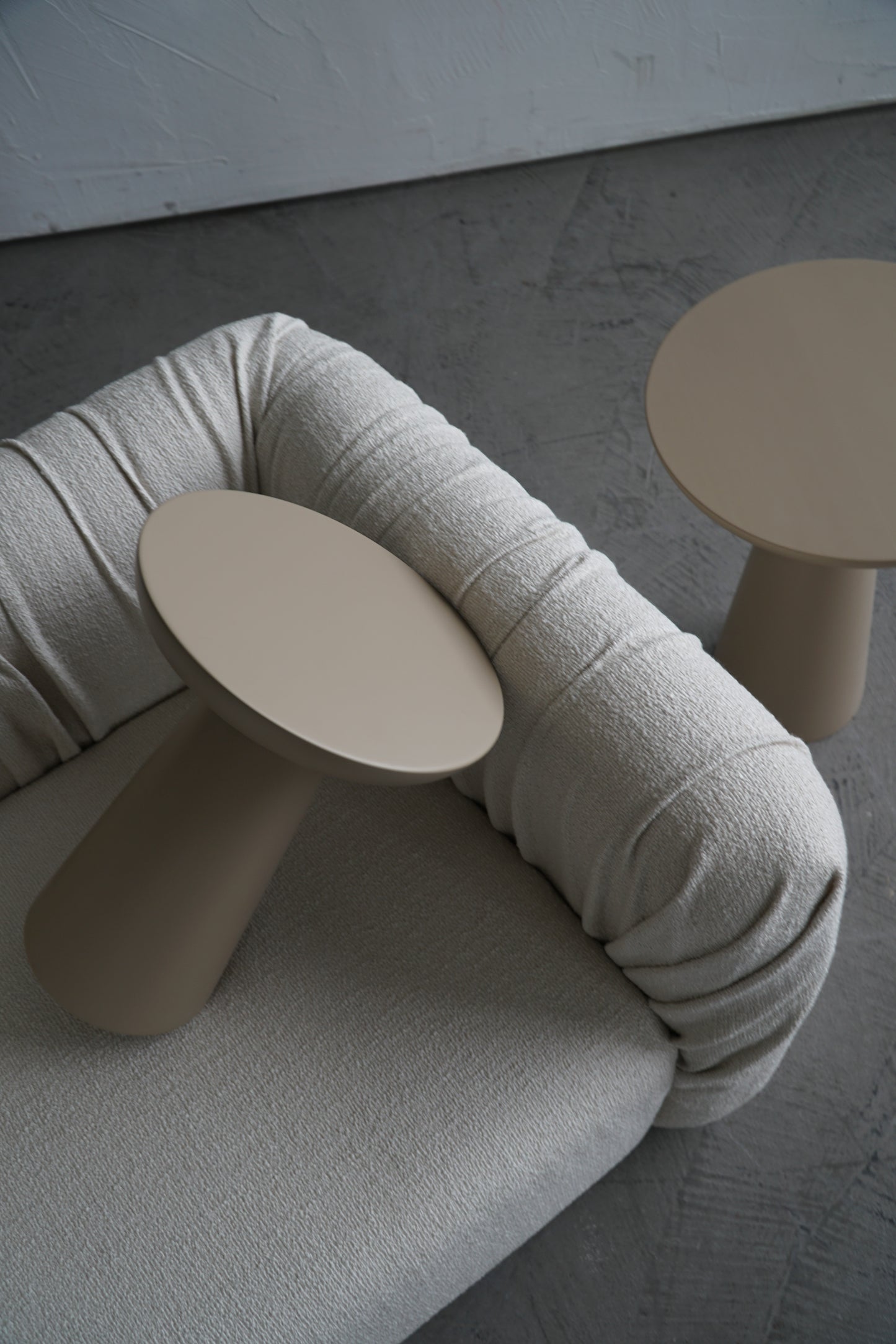 MUSHROOM SIDE TABLE-MINK COLOUR-NO:3