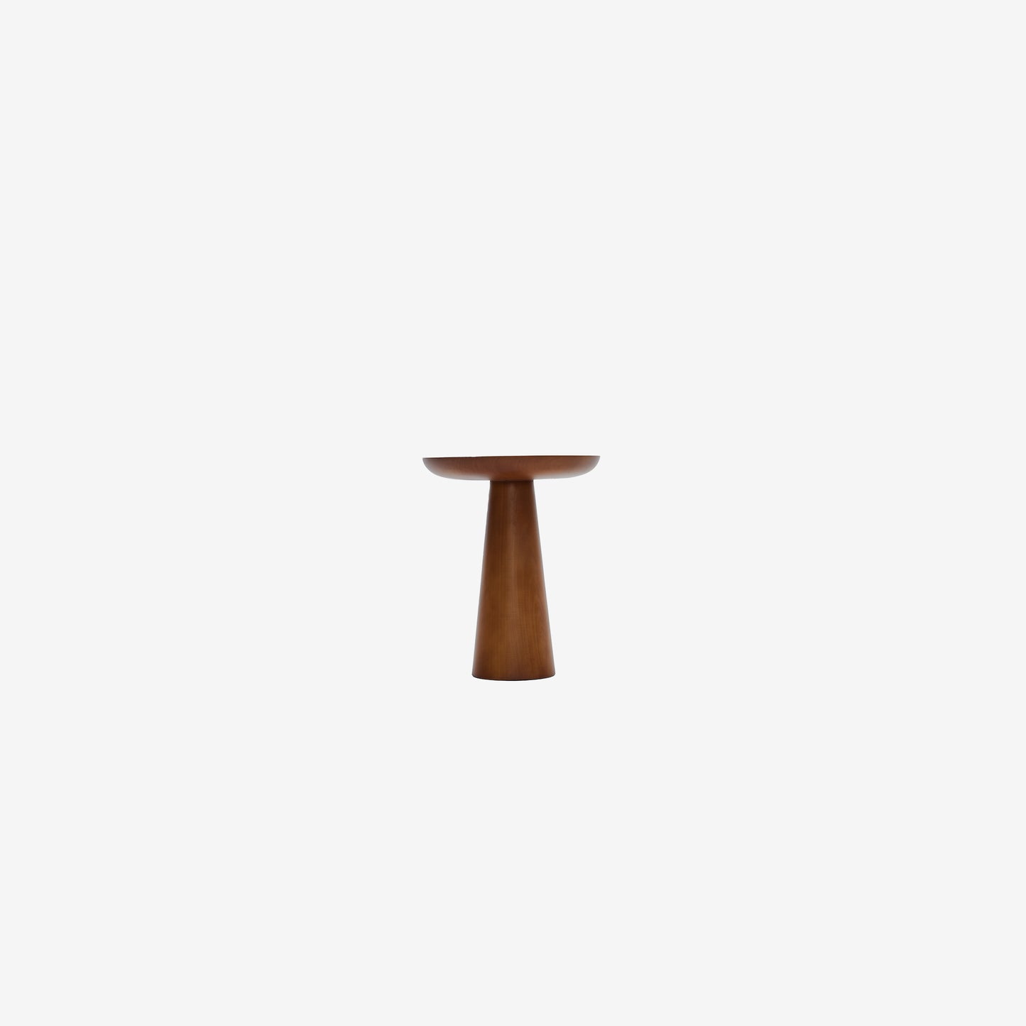 MUSHROOM SIDE TABLE-WALNUT COLOUR-NO:2